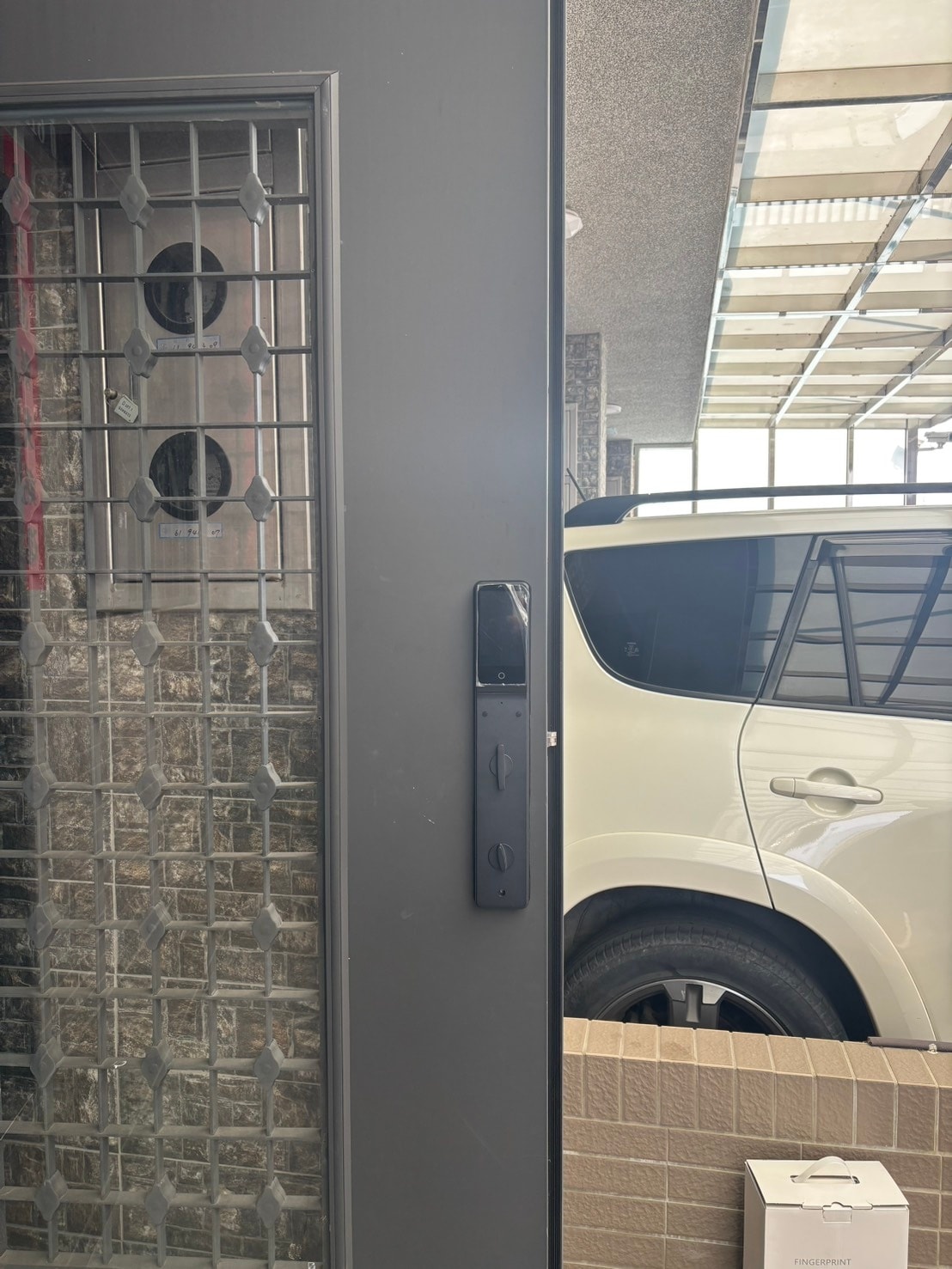 鎖體與門框安裝細節